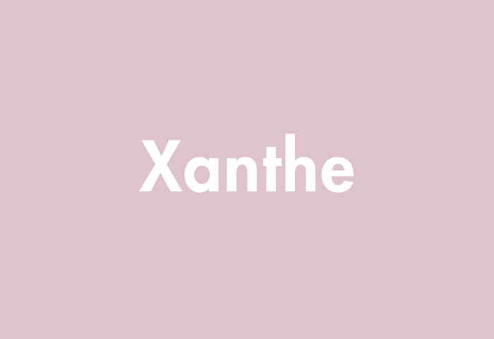 Xanthe meaning