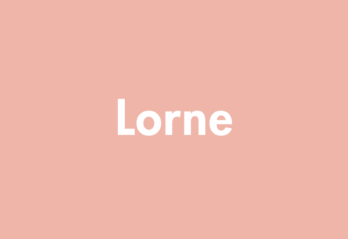 Lorne meaning
