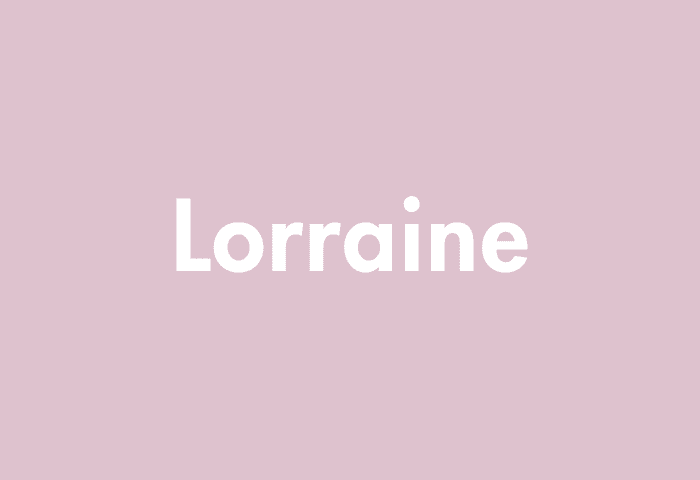 Lorraine meaning