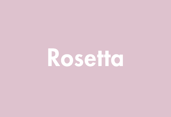 Rosetta meaning