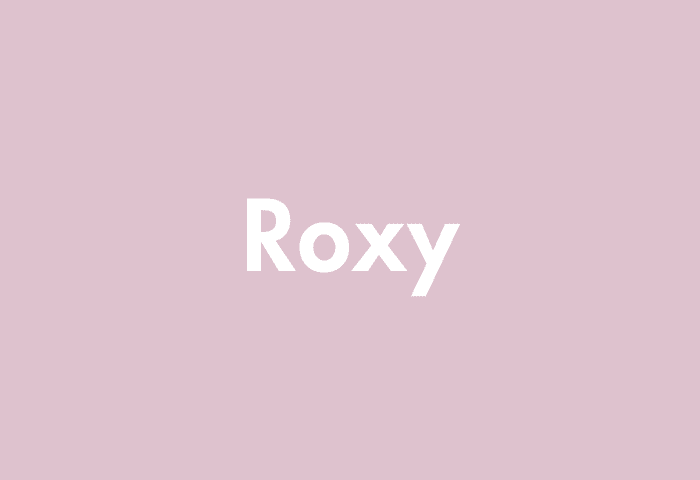 Roxy meaning