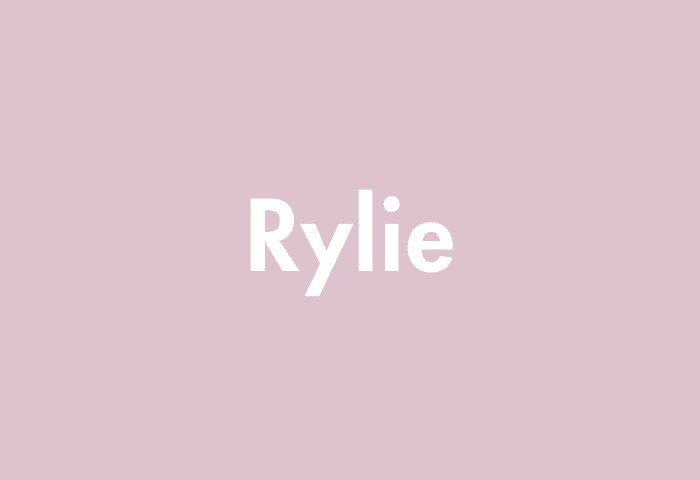 Rylie meaning