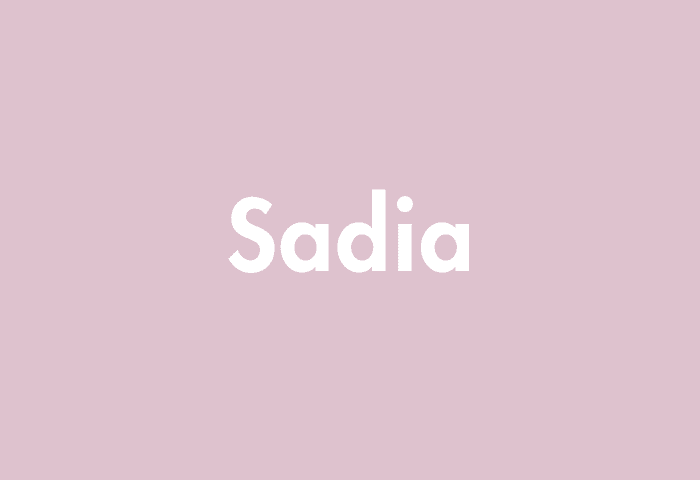 Sadia meaning