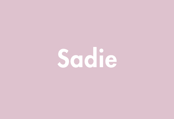 Sadie meaning