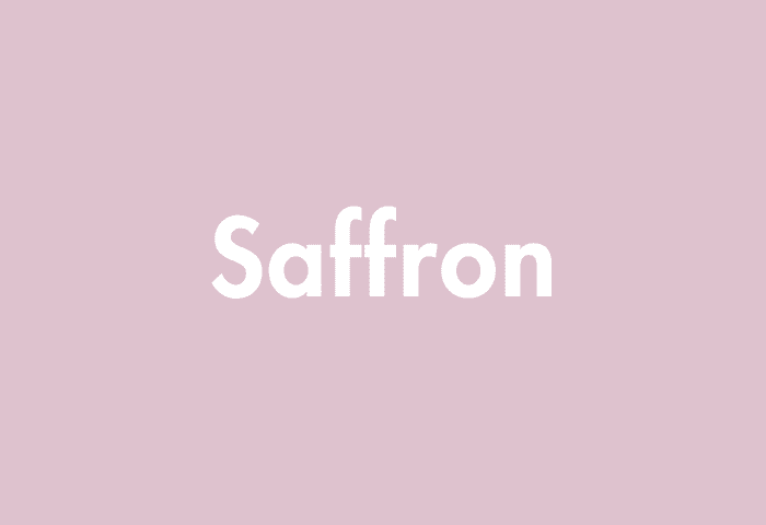 Saffron meaning