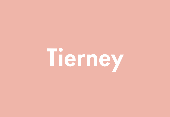 Tierney meaning