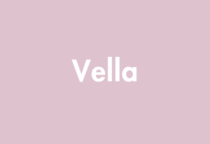 Vella meaning