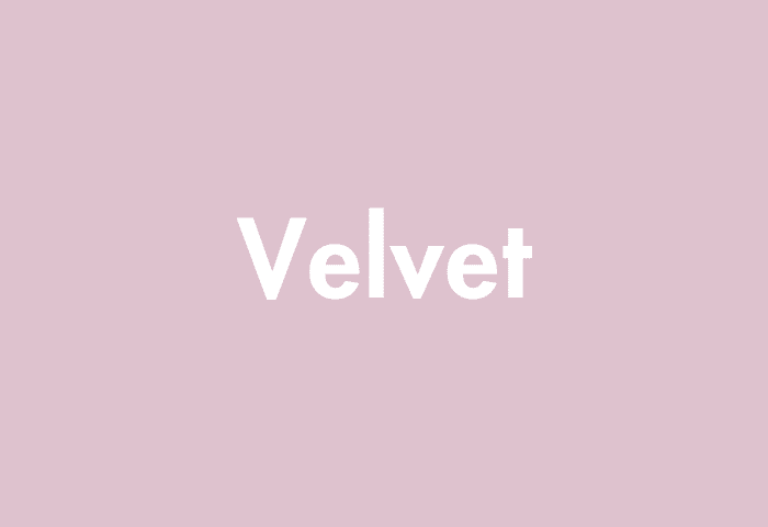 Velvet meaning