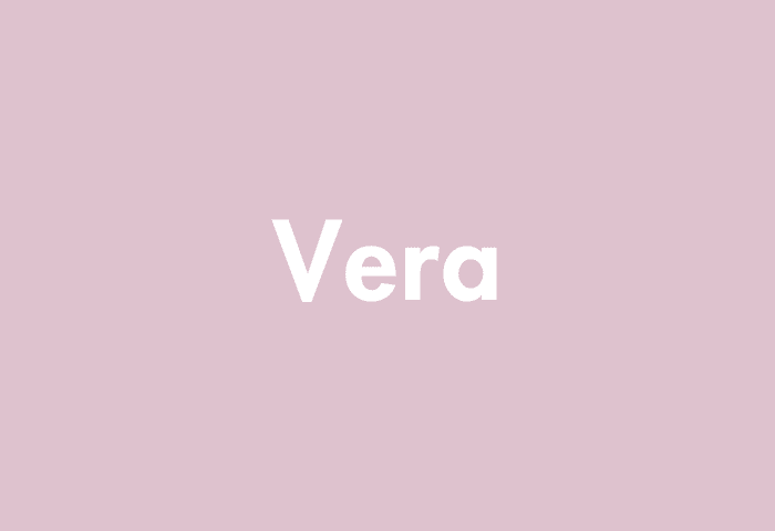 Vera meaning