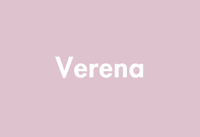 Verena meaning
