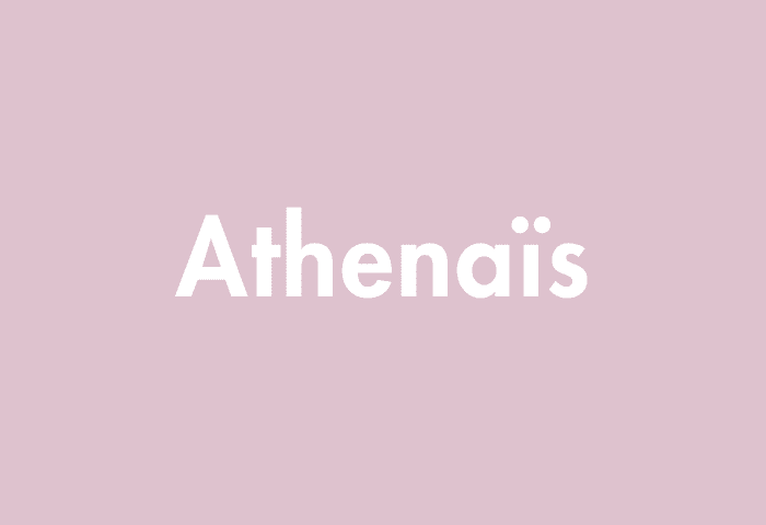 Athenaïs meaning