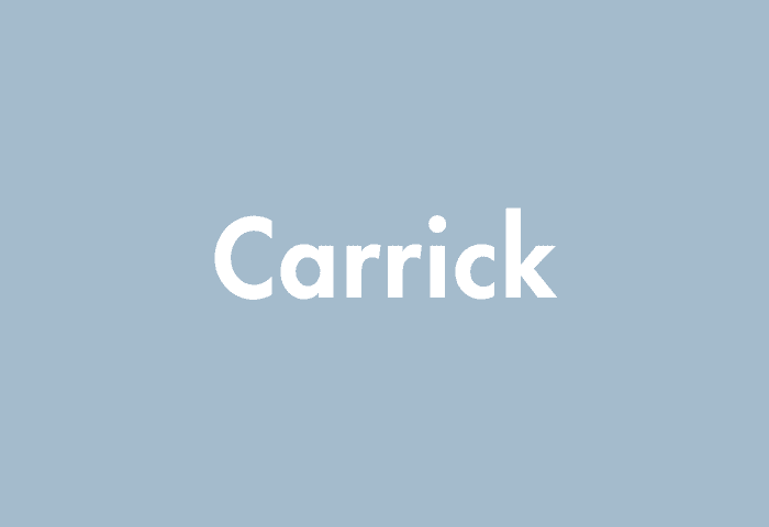 Carrick meaning