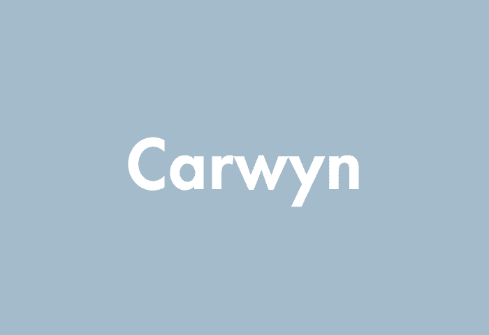 Carwyn meaning