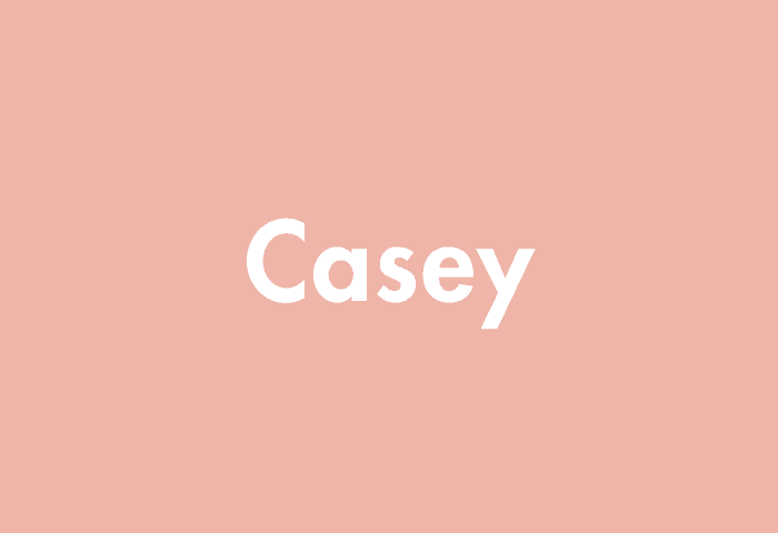 Casey meaning