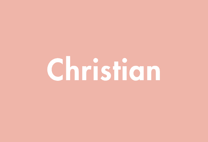 Christian
