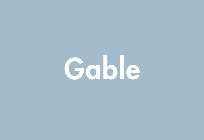 Gable meaning