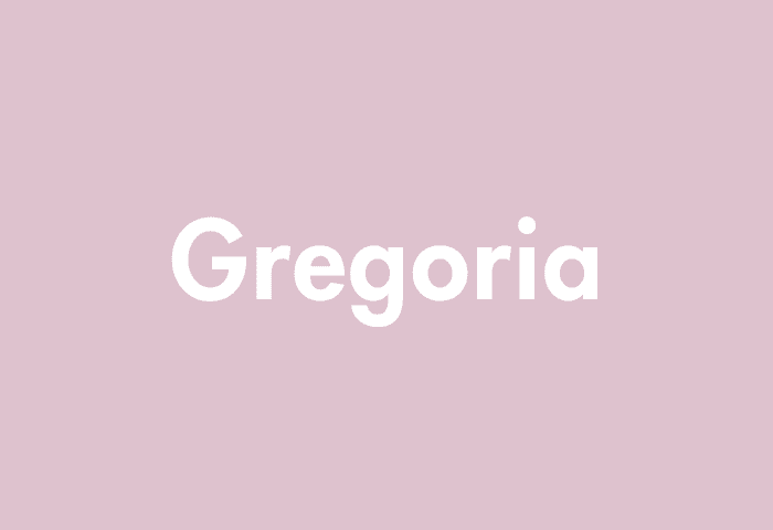 Gregoria meaning