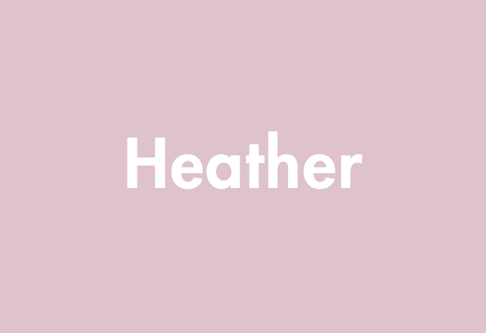 Heather meaning
