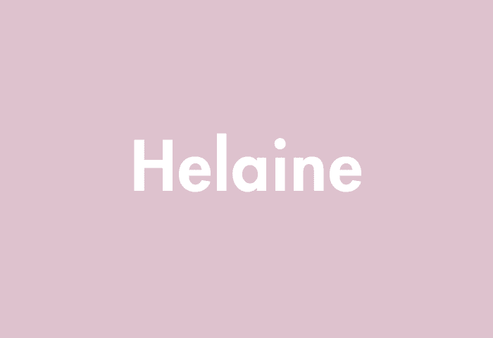 Helaine meaning