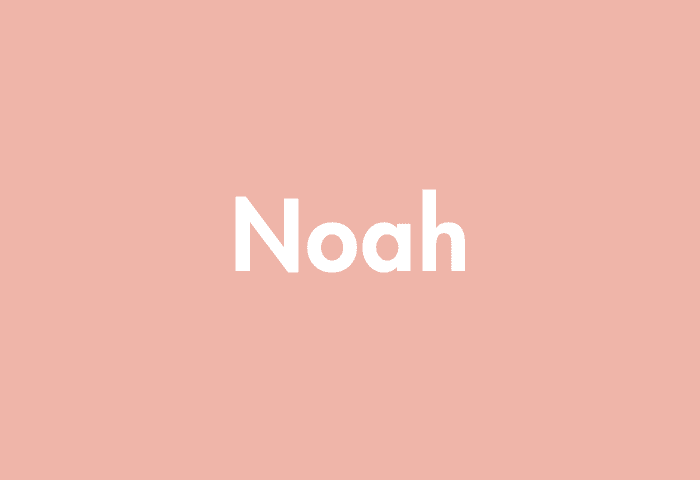 Noah meaning
