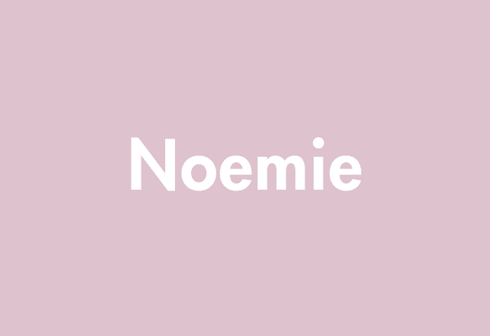 Noemie meaning