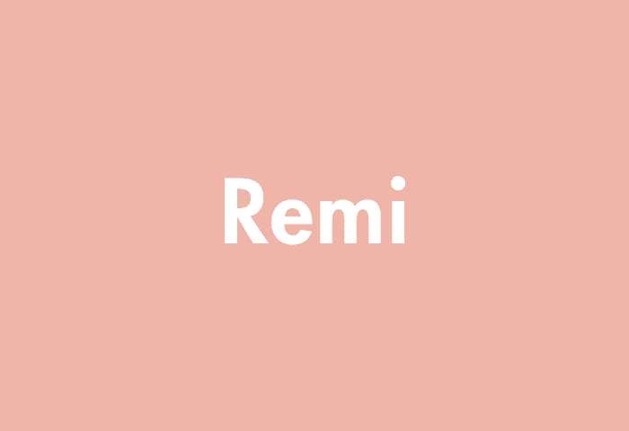 Remi meaning