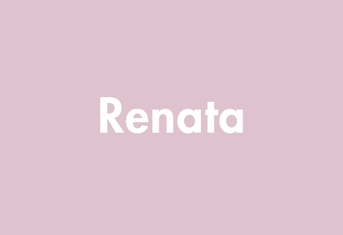 Renata meaning