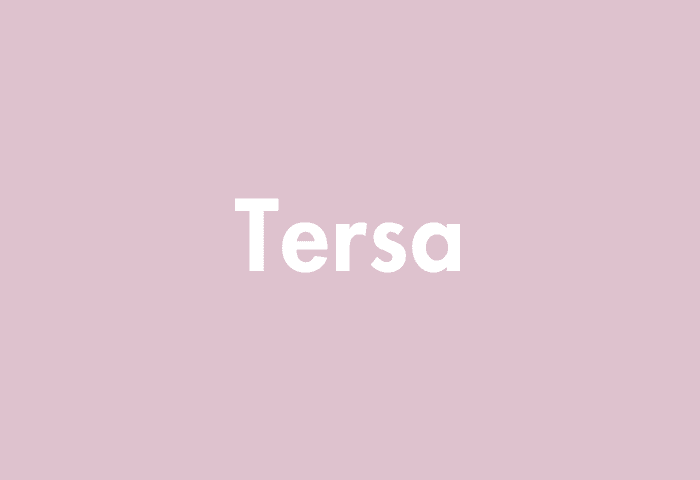 Tersa meaning