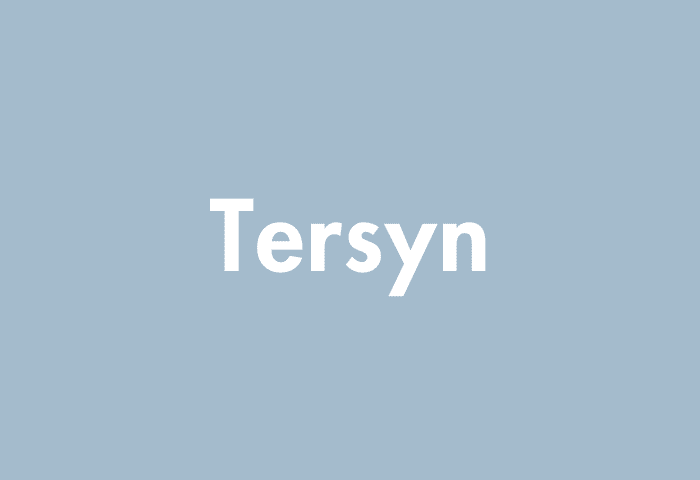 Tersyn meaning