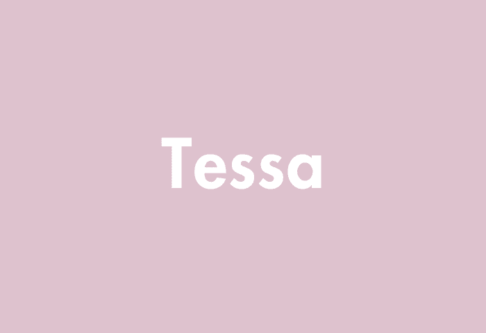 Tessa meaning
