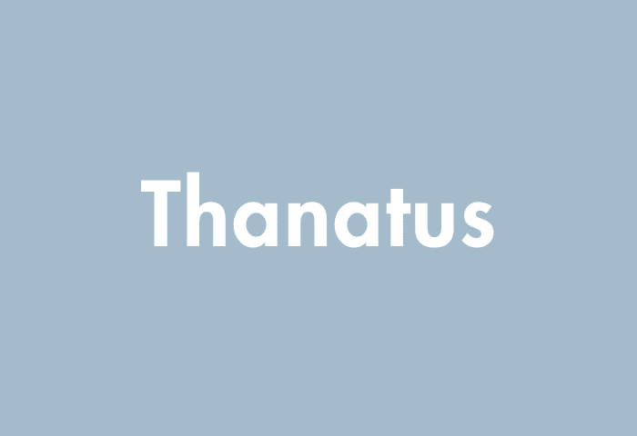 Thanatus meaning