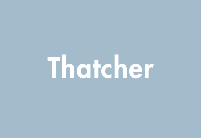 Thatcher meaning