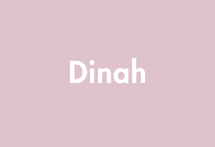 Dinah meaning