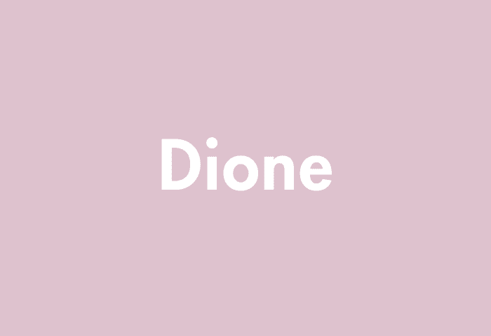 Dione meaning