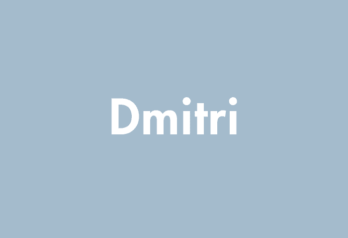Dmitri meaning