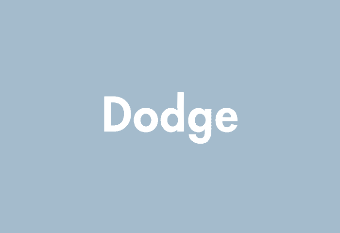 Dodge meaning