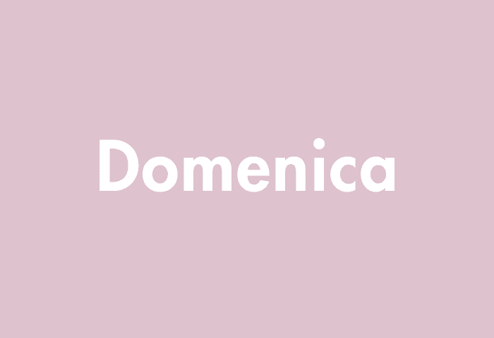 Domenica meaning