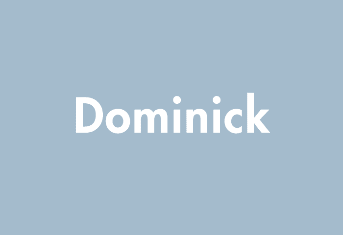 Dominick meaning