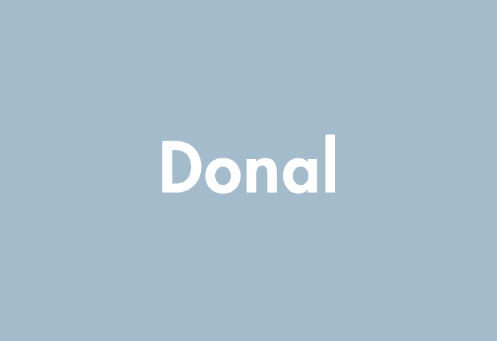 Donal meaning