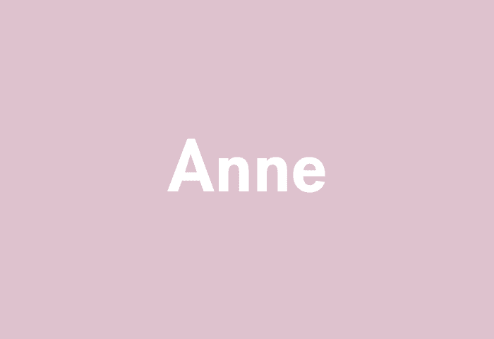 Anne meaning