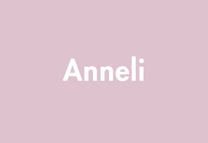 Anneli meaning