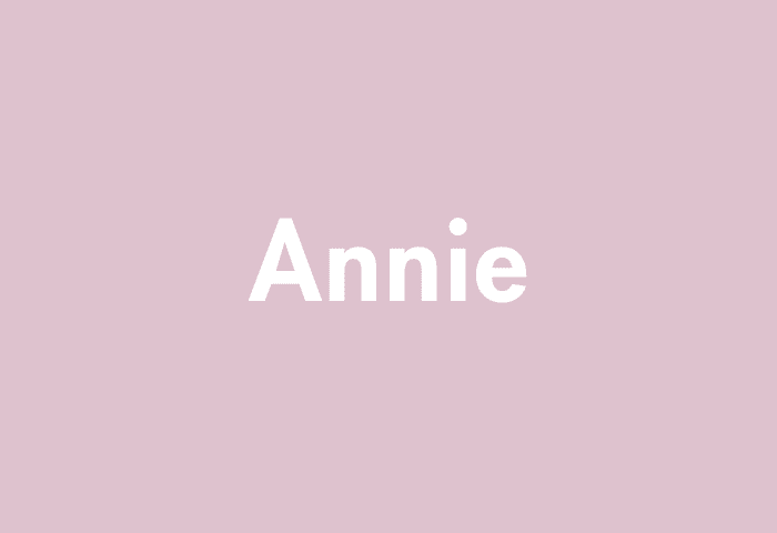Annie meaning