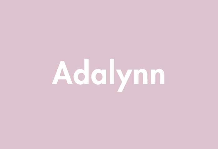 Adalynn meaning