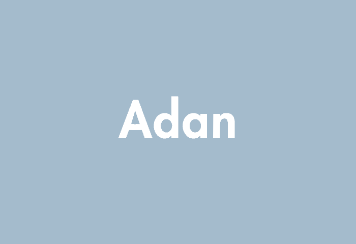Adan meaning