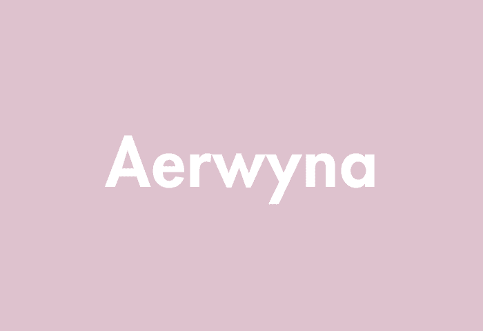 Aerwyna meaning