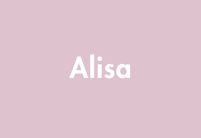 Alisa meaning
