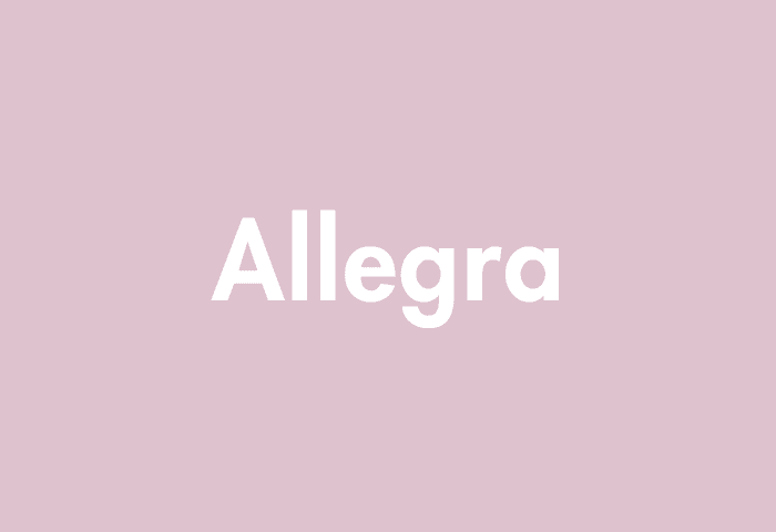 Allegra meaning