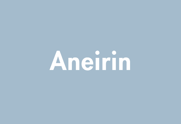 Aneirin meaning