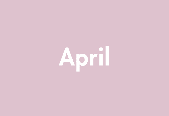 April meaning
