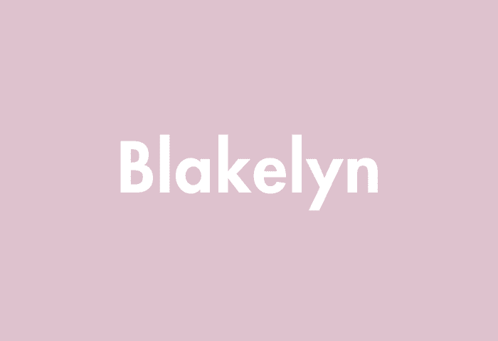 Blakelyn meaning